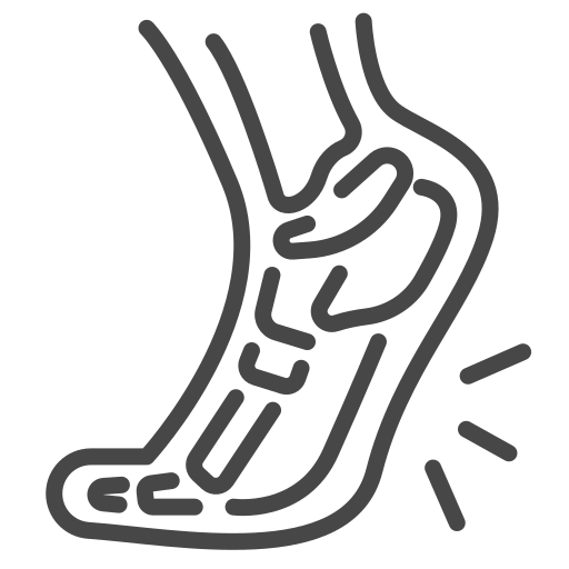 Ícone fascite plantar